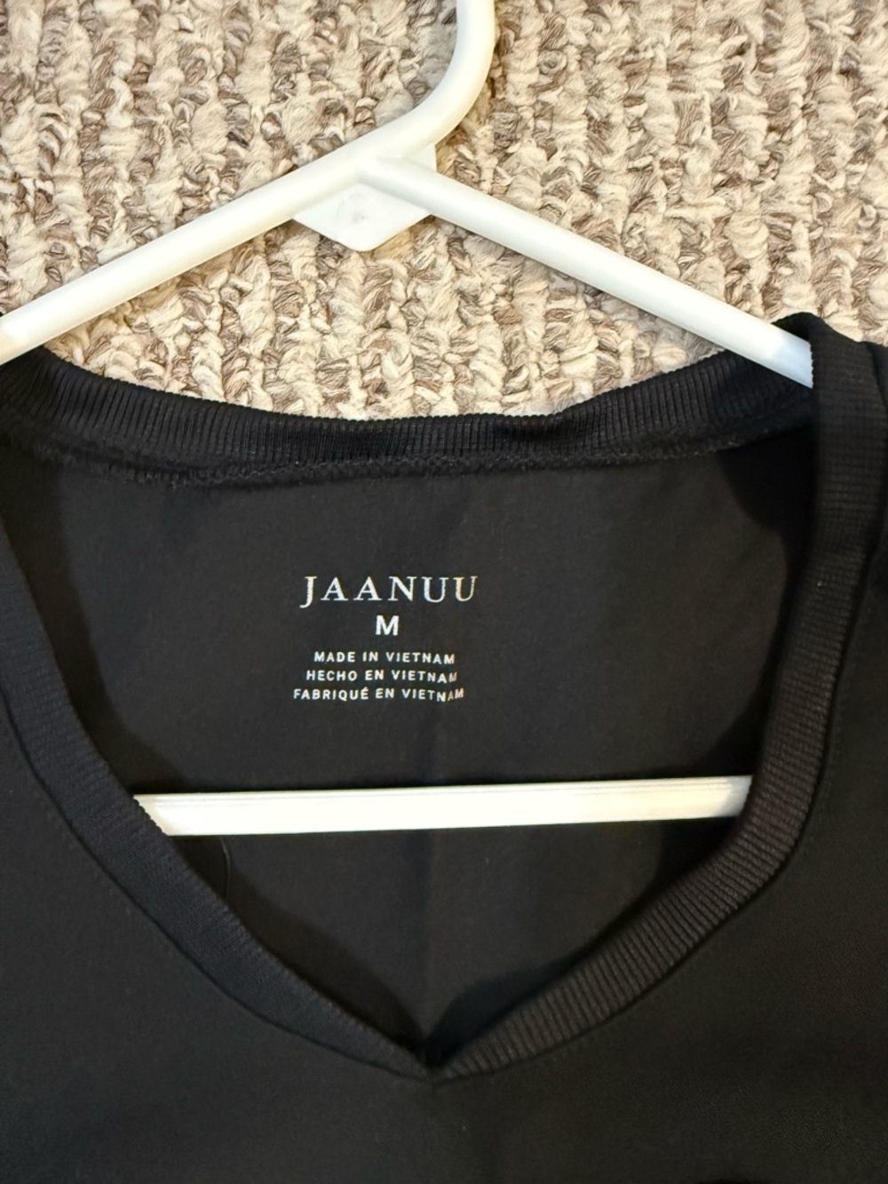 Jaanuu Black V-Neck Medical Top - Picture 2 of 3
